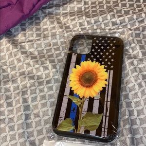 Thin blue line iPhone 11 case